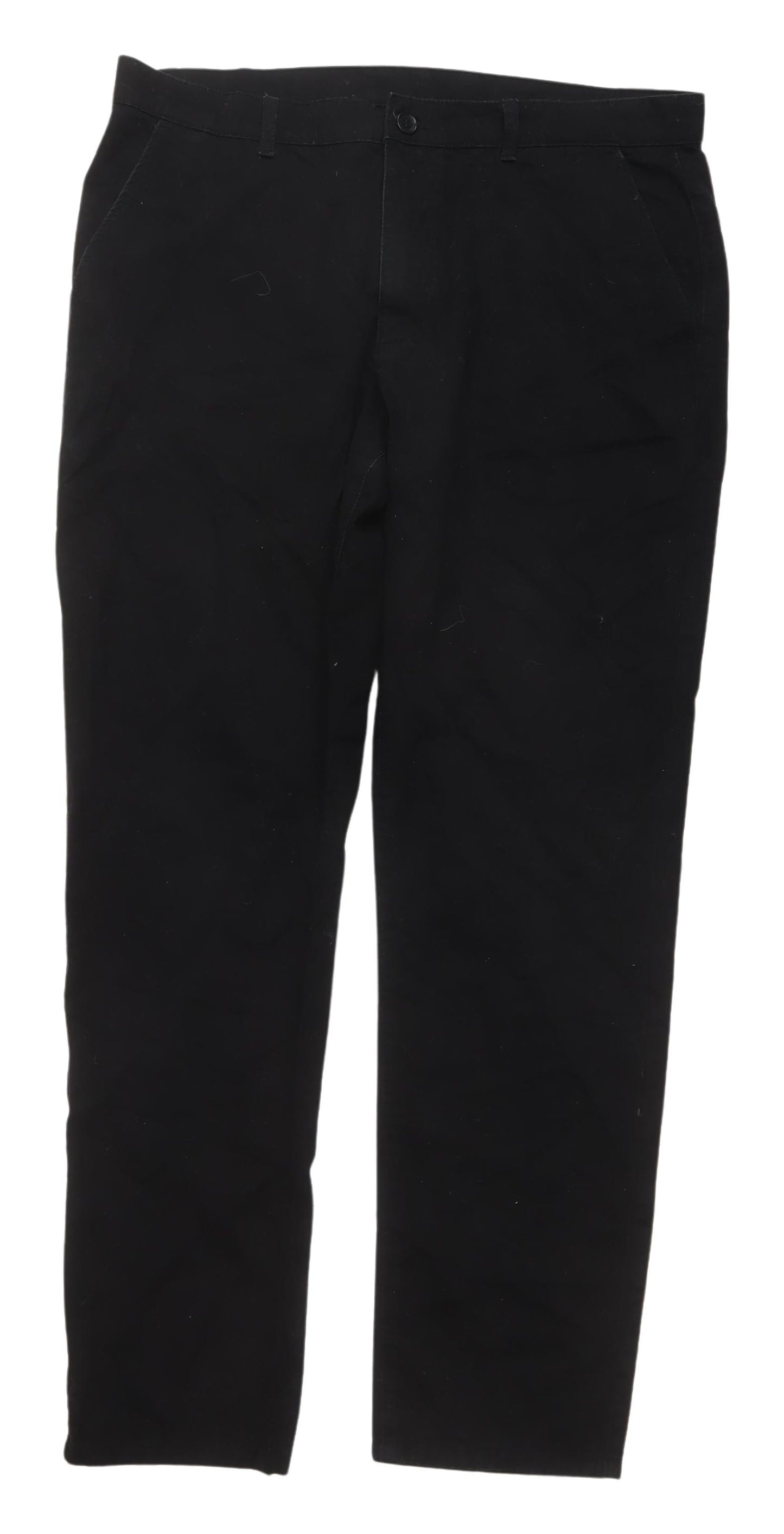 Jaeger Men's Black Chino Trousers, Size 36 Regular Fit