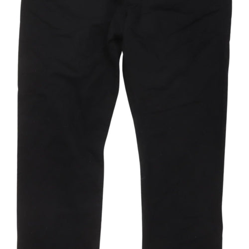 Jaeger Men's Black Chino Trousers, Size 36 Regular Fit