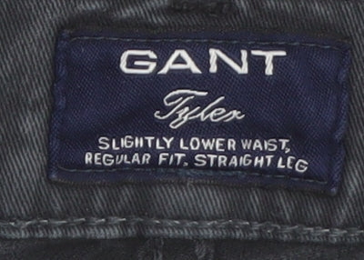 Gant Mens Grey Straight Jeans W34 L34 Regular Fit