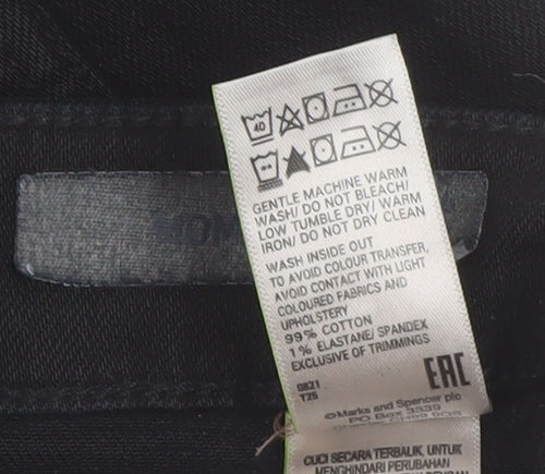 Marks and Spencer Women's Black Regular Jeans - UK 6