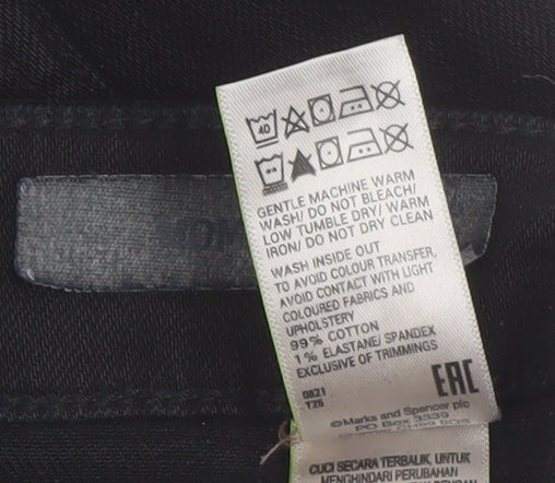 Marks and Spencer Women's Black Regular Jeans - UK 6