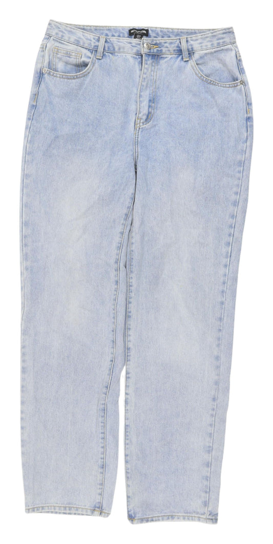 PrettyLittleThing Women's Light Blue Jeans, Size 12