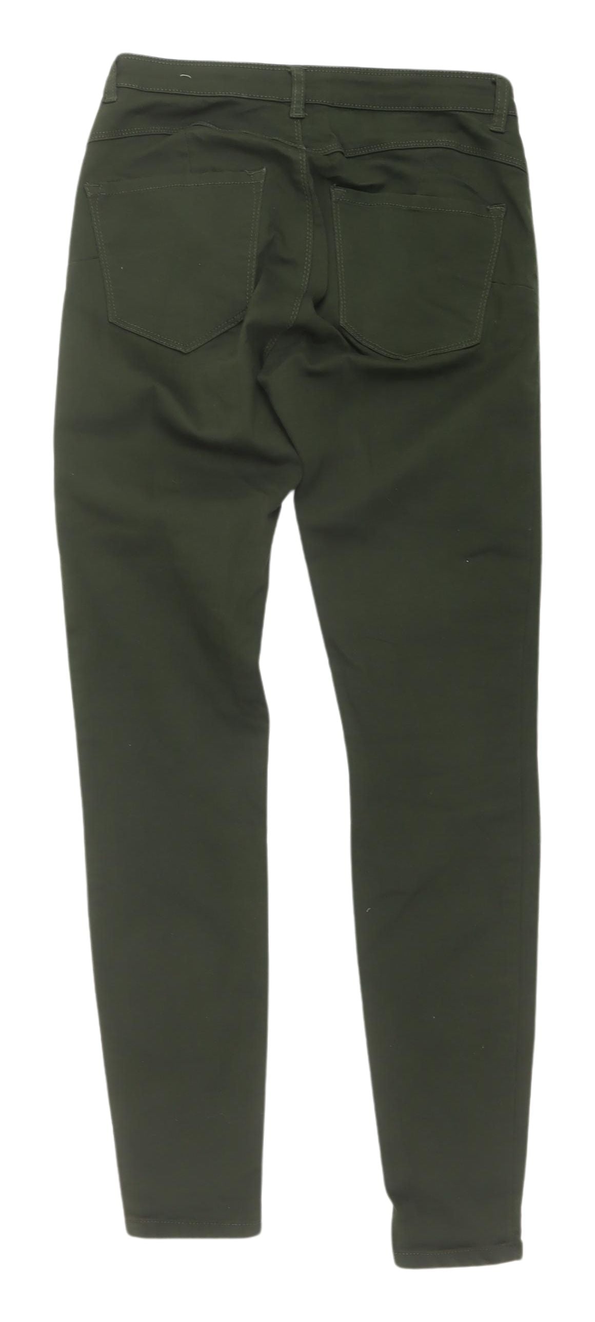 Terranova Women's Green Skinny Jeans Size 8 Slim Fit