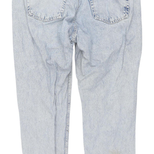 Topshop Women's Blue Straight Leg Jeans Size 12