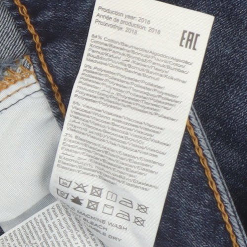 Vero Moda Men's Straight Blue Denim Jeans