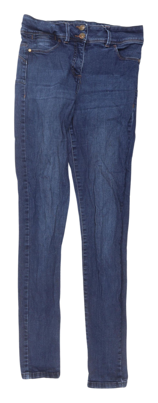 Next Women's Blue Skinny Jeans Size UK 10