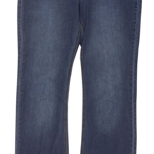 George Women's Blue Straight Jeans UK 12