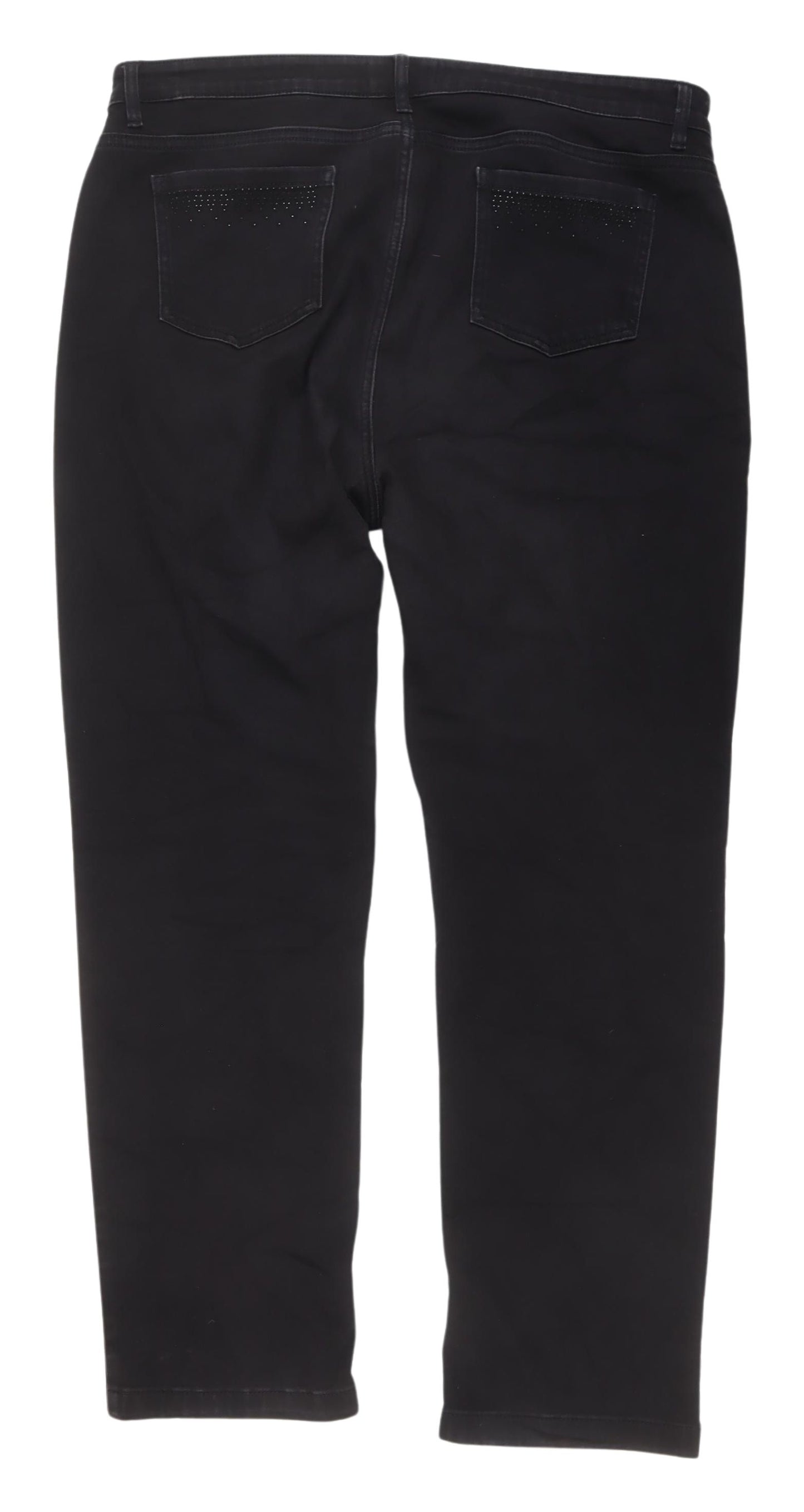 Marks & Spencer Women's Black Straight Jeans Size 20