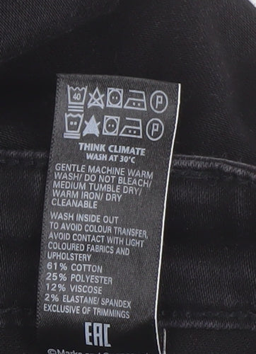 Marks & Spencer Women's Black Straight Jeans Size 20