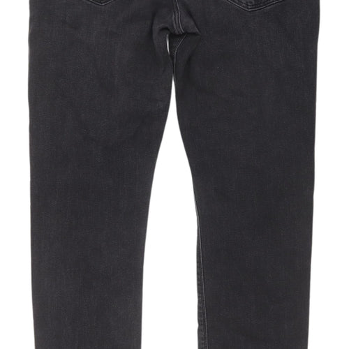 River Island Men's Black Straight Jeans Size 32
