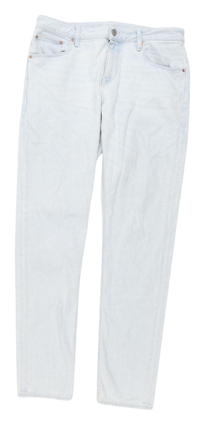 ASOS Men's Light Straight Jeans 34 Regular Denim