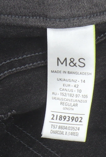 Marks and Spencer Women's Grey Jeggings Size 14