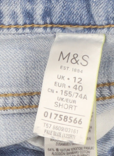 Marks and Spencer Women's Blue Straight Jeans Size 12