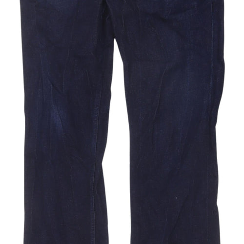 Lee Men's Blue Denim Straight Jeans Size 32/34