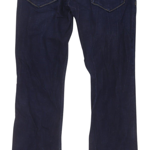 Lee Men's Blue Denim Straight Jeans Size 32/34
