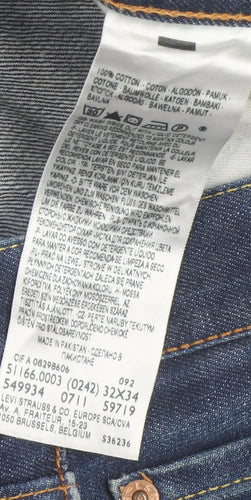 Levi's 511 Men's Blue Slim Straight Jeans Size 32