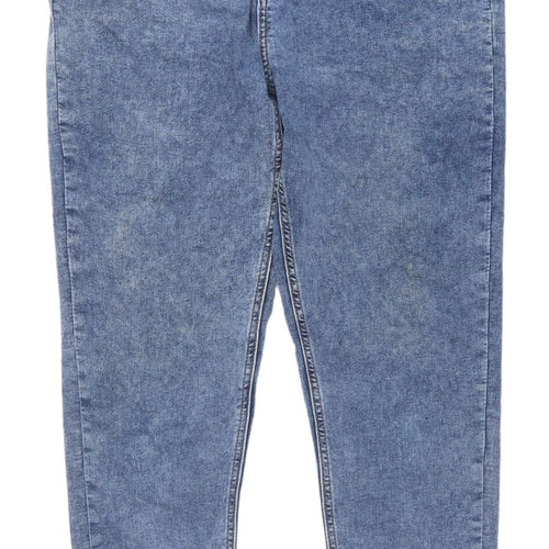 Jeff & Co Women's Blue Straight Jeans Size 14