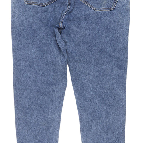 Jeff & Co Women's Blue Straight Jeans Size 14