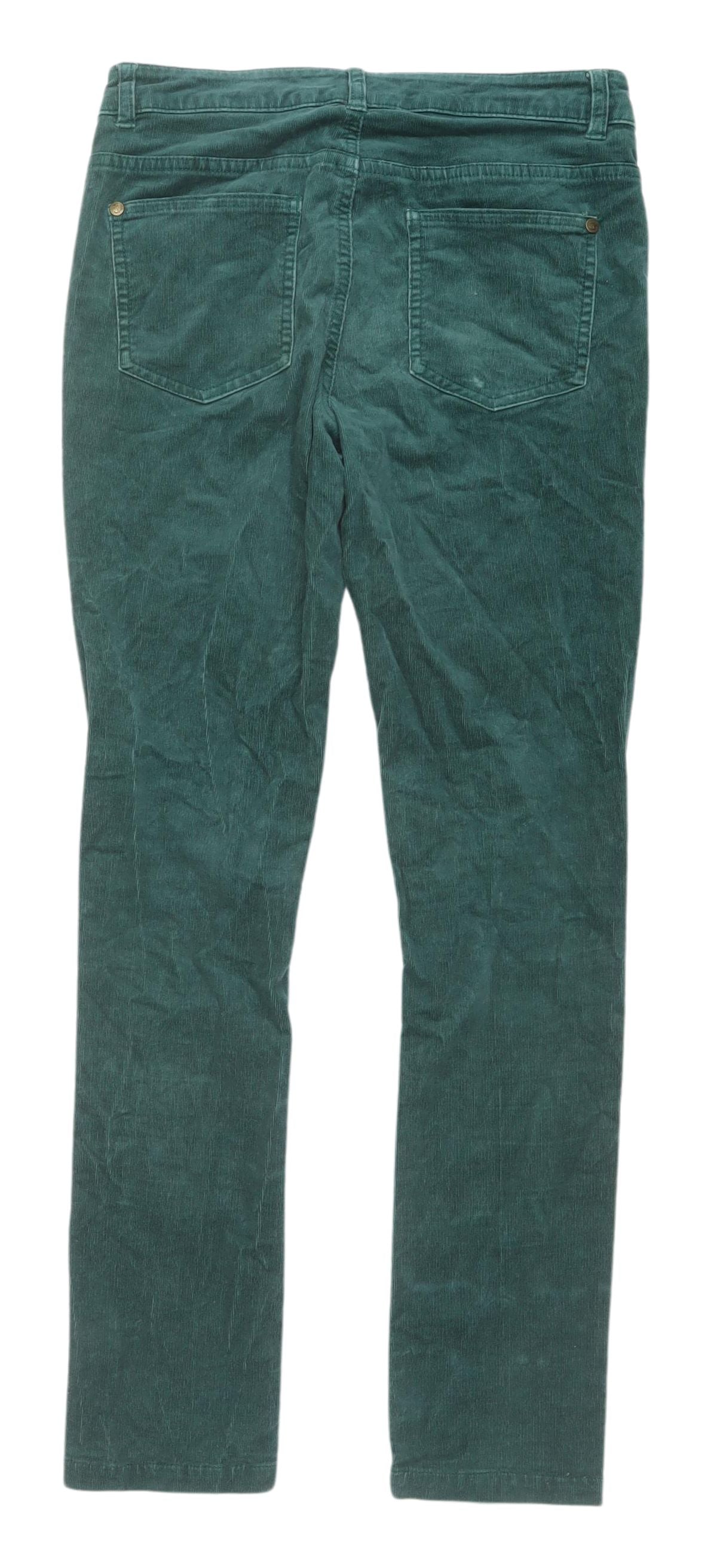 Seasalt Cornwall Women's Green Corduroy Trousers Size 8