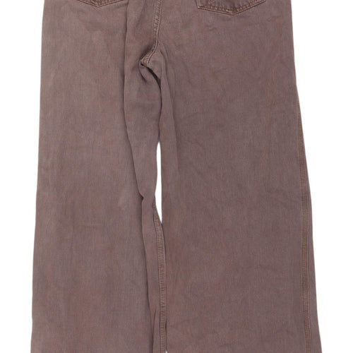 BDG Women's Brown Wide-Leg Jeans - Size M