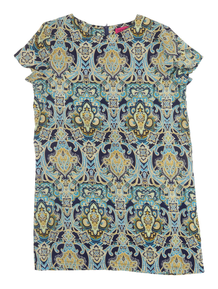 Boohoo Women's Multicoloured Paisley T-Shirt, Size 8