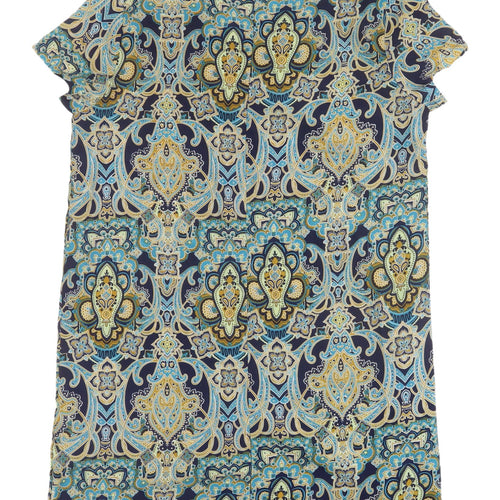Boohoo Women's Multicoloured Paisley T-Shirt, Size 8