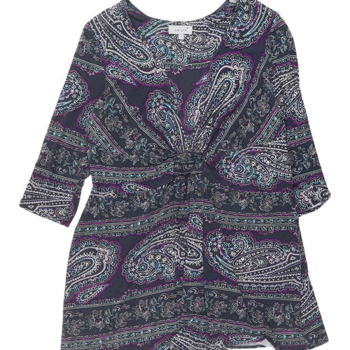 Marks & Spencer Women's Multicoloured Tunic Blouse UK 18