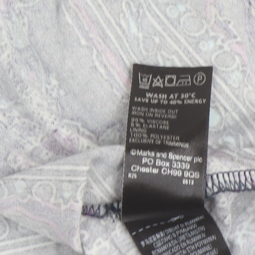 Marks & Spencer Women's Multicoloured Tunic Blouse UK 18