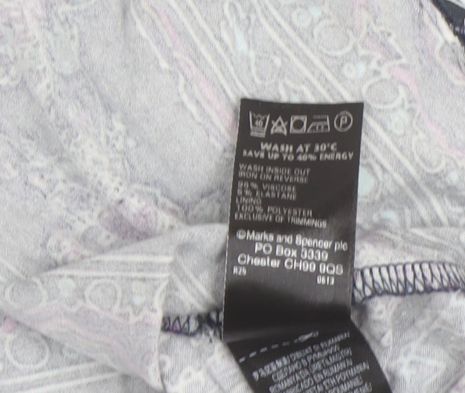 Marks & Spencer Women's Multicoloured Tunic Blouse UK 18