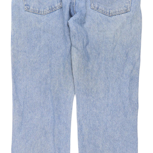 Wrangler Men's Blue Straight Leg Jeans, Size 34