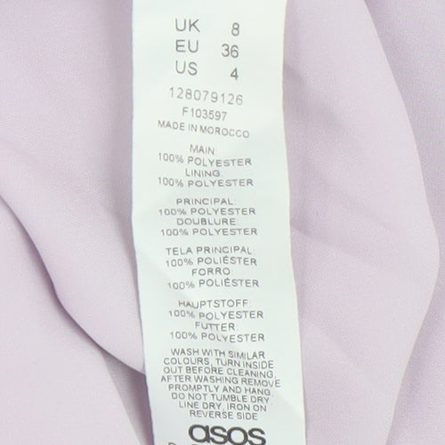 ASOS Pink Sleeveless Dress Size 8 New Elegant Women