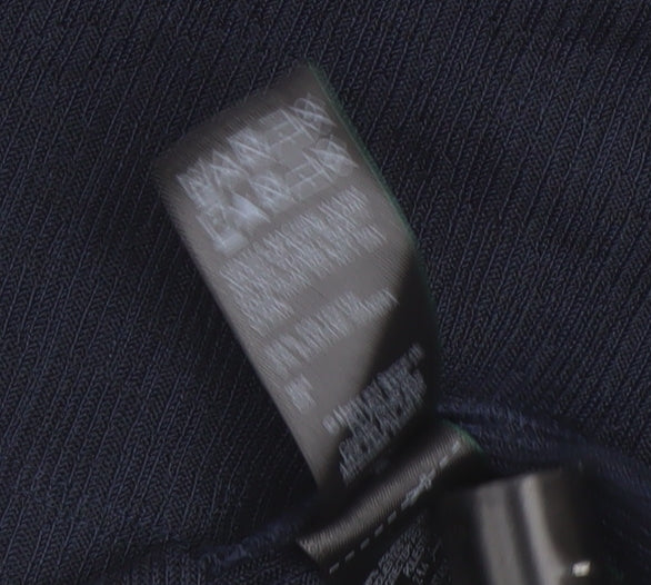 Marks and Spencer Women's Black V-Neck Long Sleeve Blouse