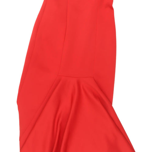 River Island Women's Red Mermaid Dress, Size 10