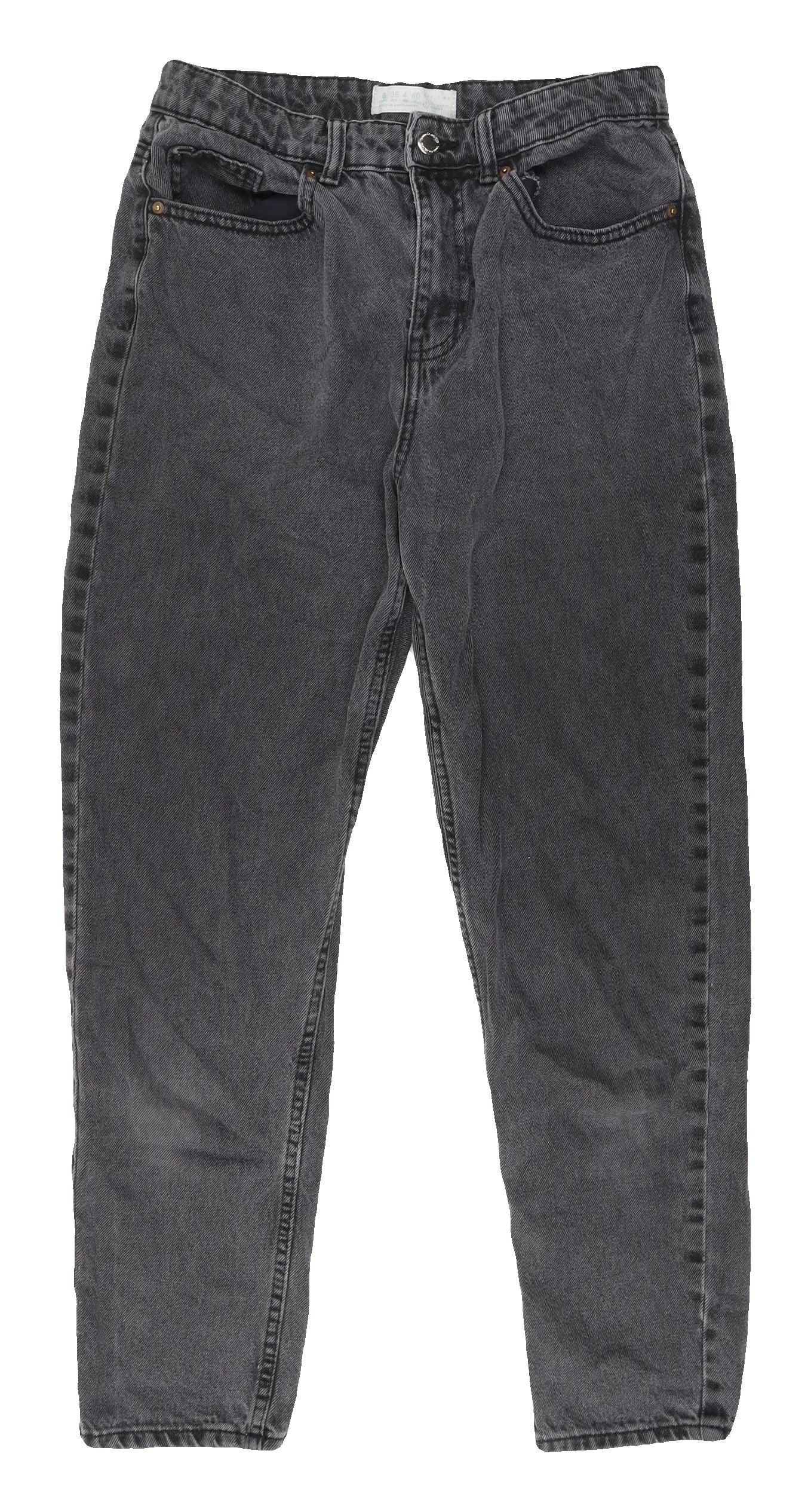 Primark Women’s Grey Straight Denim Jeans Size 8
