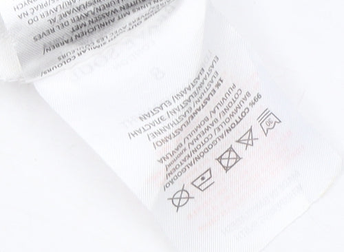 Brave Soul Women's White Pinafore Dress UK 8