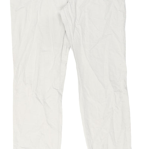 Lee Men's White Chino Trousers - Size 33 Regular Fit