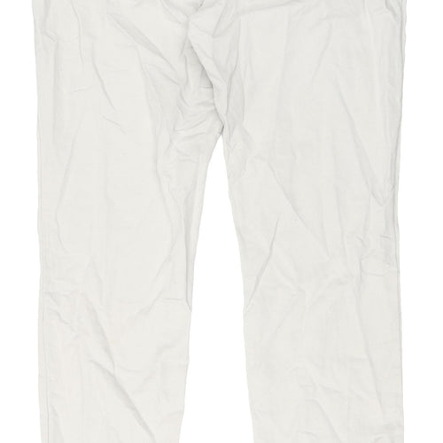 Lee Men's White Chino Trousers - Size 33 Regular Fit