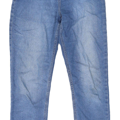 Denim Women's Blue Straight Leg Cotton Denim Jeans Size 12