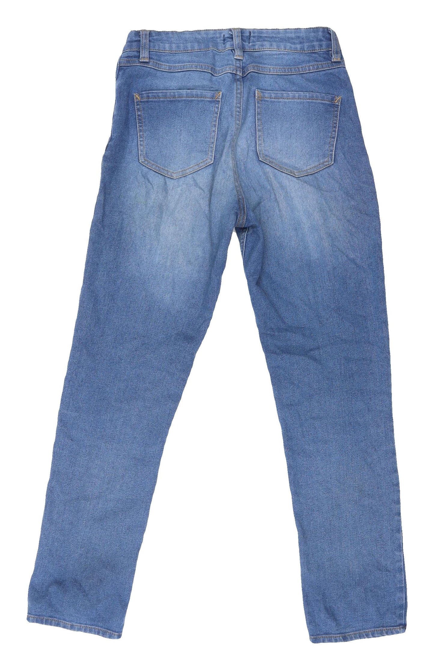 Denim Women's Blue Straight Leg Cotton Denim Jeans Size 12