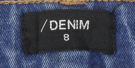 Denim Women's Blue Straight Leg Cotton Denim Jeans Size 12