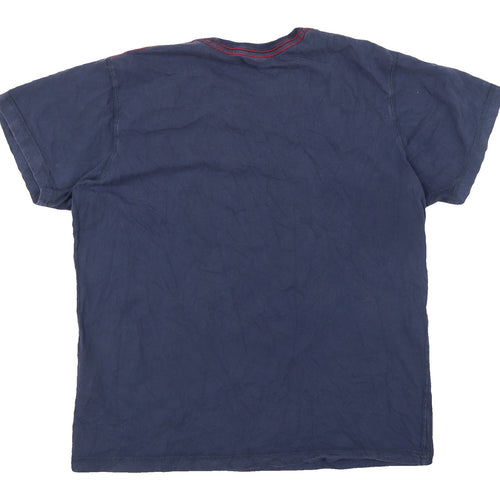 Joe Browns Men's Blue Music Graphic T-Shirt Size 12