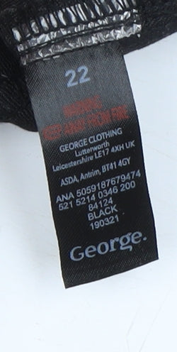 George Women’s Black Skinny Plus Size Jeans