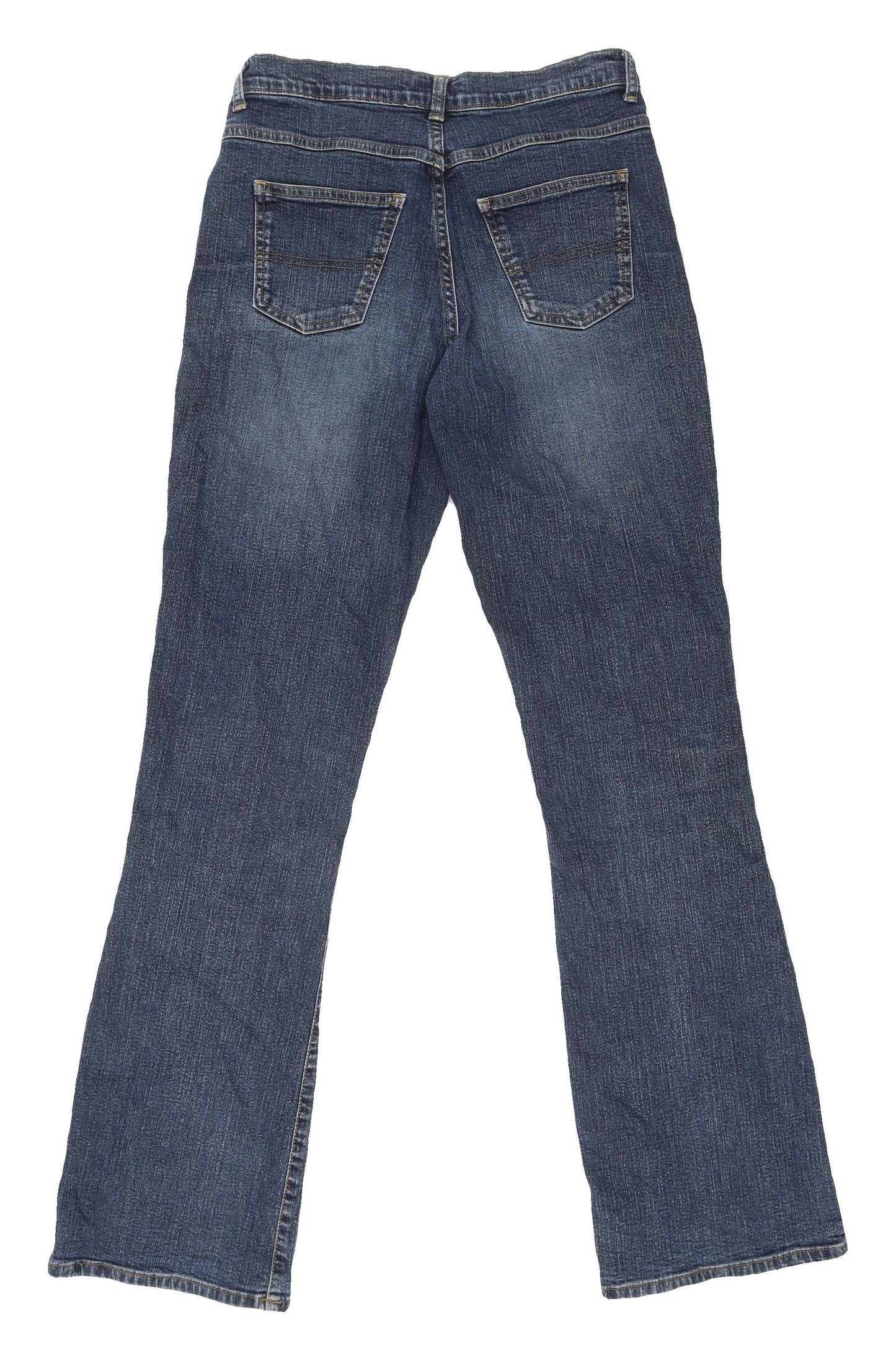 Ober Women's Blue Bootcut Jeans, Size 12, Elastic Waist