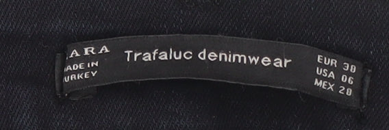 Zara Women's Black Straight Jeans Size 2