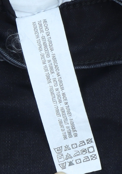 Zara Women's Black Straight Jeans Size 2