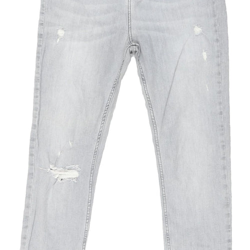 River Island Women's Grey Skinny Jeans Size 14