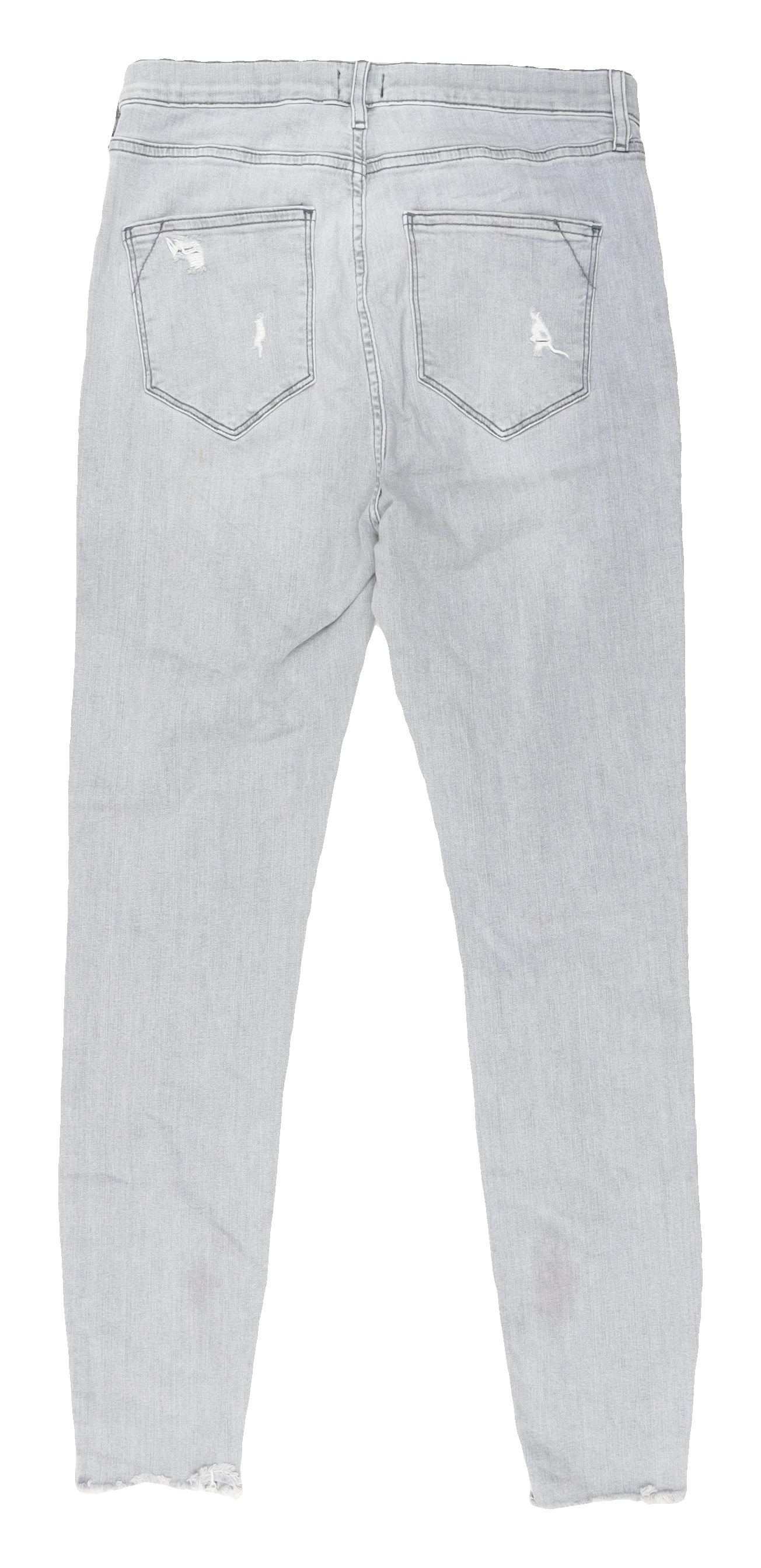 River Island Women's Grey Skinny Jeans Size 14