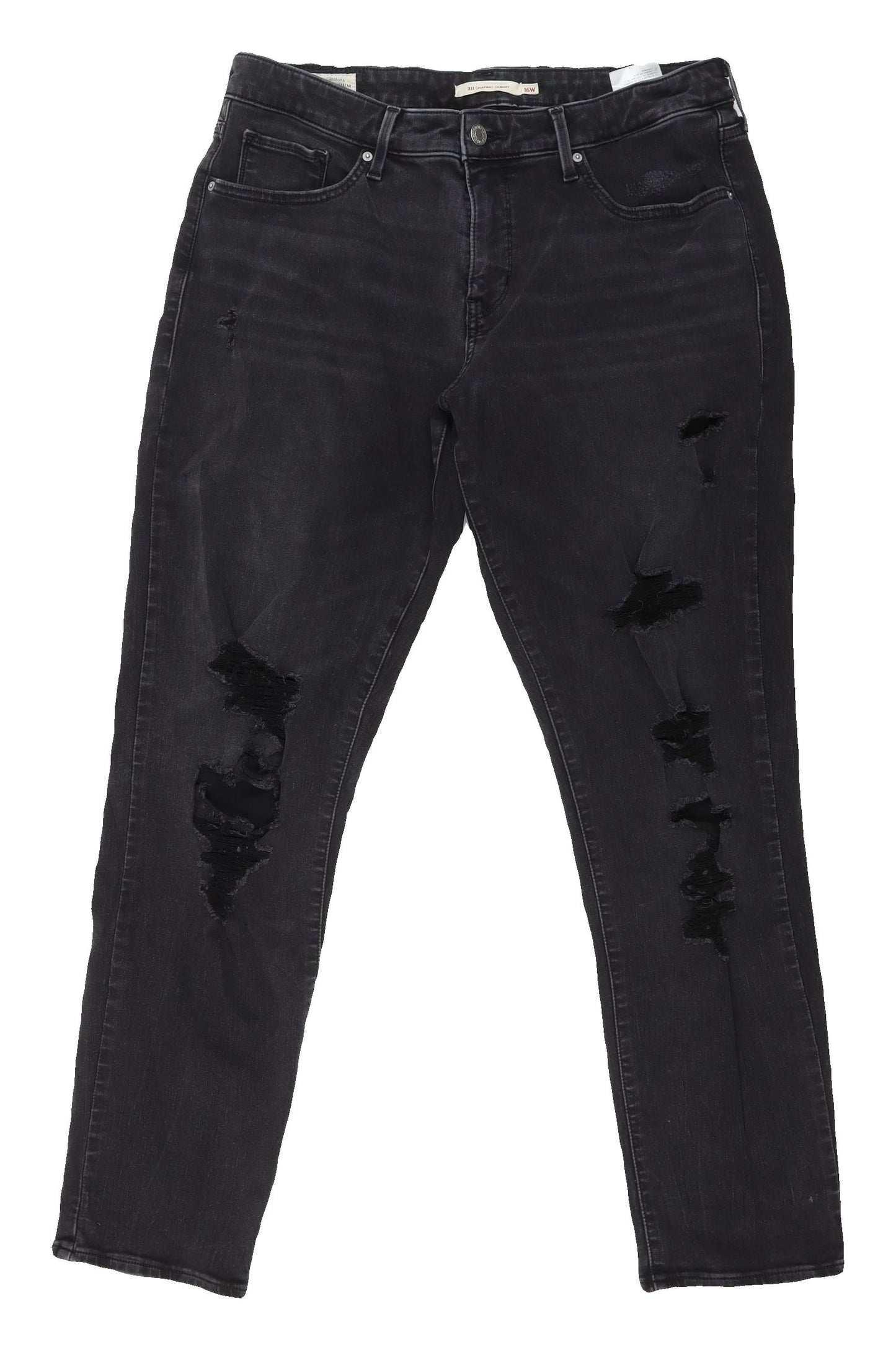 Levi's Women's Black Skinny Jeans, Size 16 Plus