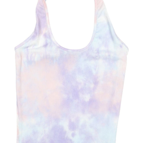 Boohoo Women's Multicoloured Tie-Dye Tank Top Size 10