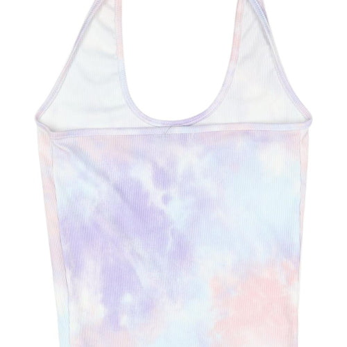 Boohoo Women's Multicoloured Tie-Dye Tank Top Size 10